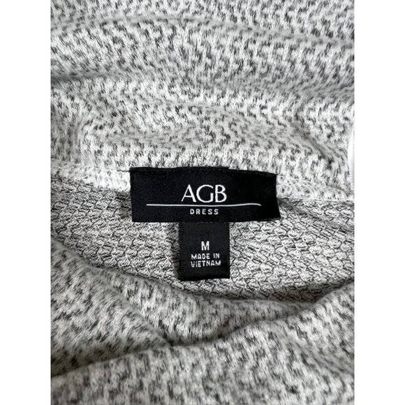 AGB Dress Women's Cowl Neck Long Sleeve Knee Length Dress - Picture 3 of 7